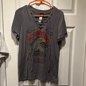 Harley-Davidson Gray Short Sleeve Tee